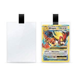 Fundas Protectoras para Tarjetas, Transparentes, Libres de Ácido, con Pestañas de Fácil Extracción, Aptas para Archivo, para Juegos de Mesa TCG, Venta al Por Mayor - Product Image 1