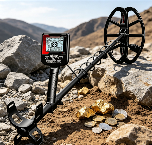 2026 Best Gold Detector V80 Long Range Multi Frequency Fully Waterproof Metal Detector for Gold Silver Prospecting CE RoHS