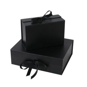 재고 마그네틱 박스 블랙 직접 판매 블랙 마그네틱 박스 지원 맞춤화 도매 마그네틱 블랙 박스