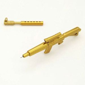 Promotional Creative Simulation Machine Gun Gel <b>Pen</b> With Writing Black Ink or Blue <b>Refill</b> for Student Stationery Gift - Product Image 3