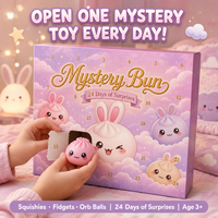 Calendrier de l'Avent Southpeak Toy Mystery Bun 24 Jours – Boîte Mystère Kawaii Squishy Fidget Orb Ball Toys BOSS 18x12.5cm MOQ40 OEM WS