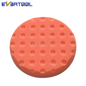 EVERTOOL 150mm Klett verschluss Kleines Waffelschaum-Polier pad Hart zum Schneiden Polieren für die automatische Detail lierung - Product Image 2