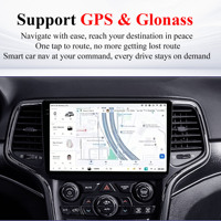 Radio para Auto Penhui 16+512GB Crystal Sound 850 Android 14 para Jeep Grand Cherokee 2013-2020, Reproductor de DVD, Pantalla, Carplay