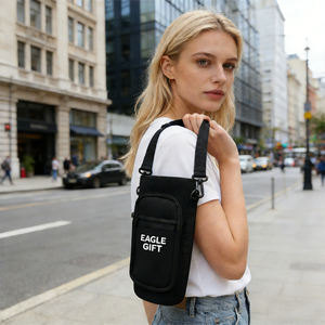 Funda Multifuncional de Neopreno para Vasos, con Bolsillo para Teléfono, Porta Botellas Reutilizable, Bolsa Refrigerante para Deportes, Uso Casual, Moderno y al Aire Libre - Product Image 4