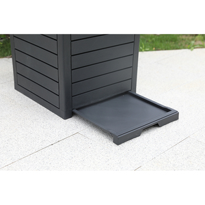 Outdoor Garden <strong>Wooden</strong> Design Waste Garbage <strong>Compost</strong> <strong>Bins</strong> Plastic Trash Can With Lid - Product Image 5
