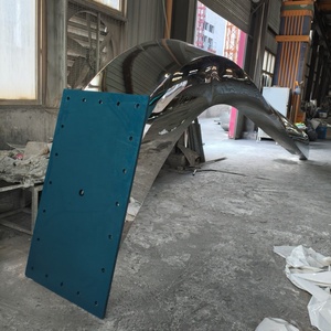 งานประติมากรรมเสาโลหะทรงกลมสำหรับตกแต่งสวนสาธารณะสมัยใหม่  งานฝีมือโลหะขนาด<span class=keywords><strong>ใหญ่</strong></span>  รูปปั้นเสา  งานประติมากรรมเสาสแตนเลส  จำหน่ายโดยโรงงาน - Product Image 5