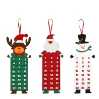 Vilt Advent Kalender Opknoping Stof Kerstboom Advent Kalender Met Zakken Voor Xmas Decoraties Kind Kinderen Speelgoed Gift