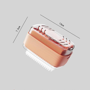 Boîte à bulles de savon avec brosse à linge, boîte multifonctionnelle à rouleaux pour frotter à la main, facile à démonter, mousse rapidement - Product Image 3