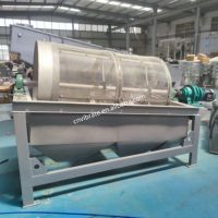 VBJX copeaux de bois en acier inoxydable graines de poivre compost de blé tamis à tambour rotatif tamisage machine de classement de maille