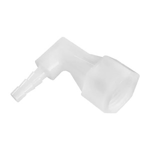 Conector de codo de plástico PP tipo L con rosca interna de 4 mm para manguera de jardín, adaptador de grifo de agua, resistente a la corrosión, alta presión - Product Image 2