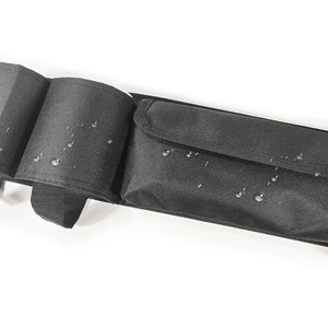 Multi Function <b>Tool</b> <b>Roll</b> Waist Bag Black Solid Color For Outdoor Sports And Camping - Product Image 3