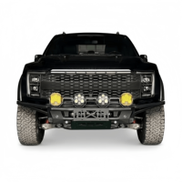 Pare-chocs avant sablée, pare-chocs avant de course à gros tubes, barre de protection simple compatible avec Ford Raptor F150 2022-2023