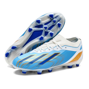 Nouvelles chaussures de football pour hommes, chaussures de foot pour adultes, crampons longs AG, crampons TF pour terrain synthétique, chaussures d'entraînement antidérapantes et respirantes - Product Image 1