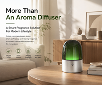 Produits Tendances 2026 : Diffuseur d'Arômes avec Contrôle WiFi via Application, Diffuseur d'Huiles Essentielles, Lumière LED 7 Couleurs pour Maison et Bureau
