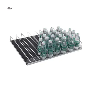 Custom Supermarket Gravity Shelf Roller System For Drink