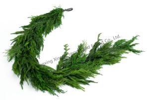 Usine Norfolk Pin Cèdre Mixte <span class=keywords><strong>Guirlande</strong></span> <span class=keywords><strong>pour</strong></span> Manteau Table Escaliers De Noël Décoration De La Maison Décor De Vacances - Product Image 4