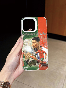 Cover per <span class=keywords><strong>iPhone</strong></span> con Stampa Artistica di Calciatori in Acquerello Rosso e Verde, Custodia Antiurto per <span class=keywords><strong>iPhone</strong></span> 16/15Pro Max - Product Image 6