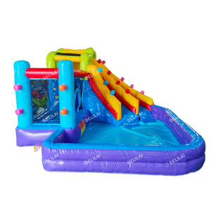 Castillo Inflable Comercial para Niños con Tobogán y Piscina, Material <span class=keywords><strong>de</strong></span> PVC, Certificado CE, para Fiestas y <span class=keywords><strong>Entretenimiento</strong></span> - Product Image 6