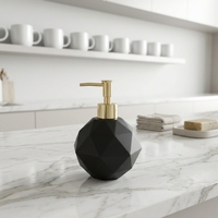 Ensemble de salle de bain en résine style diamant de luxe, décoration intérieure, vente chaude
