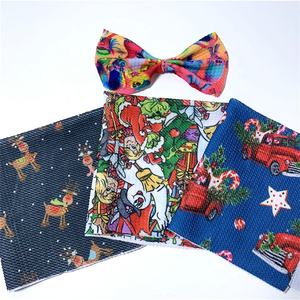 Rouleaux <span class=keywords><strong>de</strong></span> tissu en jersey imprimé tricoté en spandex polyester bon marché Tissu <span class=keywords><strong>de</strong></span> balle imprimé <span class=keywords><strong>de</strong></span> Noël pour bandeaux - Product Image 1