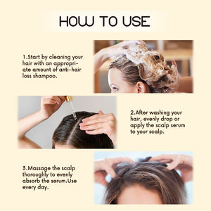 Mejora el control de aceite del cuero cabelludo Tratamiento para el cabello Crack Conditioning Care Essence <span class=keywords><strong>Rogaine</strong></span> Anti Loss Shampoo Set Angelica Sinensis - Product Image 4