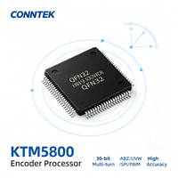 CONNTEK KTM5800 Processeur d'encodeur 30 bits prenant en charge 1 à 4096 paires de pôles, auto-calibrage non linéaire, double ADC SAR 16 bits 2 MHz 360