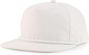 Gorra de Béisbol Personalizada para Hombre, Visera Plana, Ajustable, con Perforaciones Láser, 5 Paneles, Resistente al Agua, Protección Solar UPF 50+, Gorra de Golf - Product Image 5