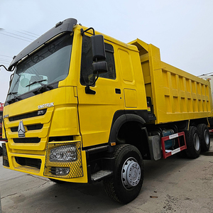 Camión Volquete Amarillo H0W0 6X4 371HP de <span class=keywords><strong>Segunda</strong></span> <span class=keywords><strong>Mano</strong></span>, Económico, Estándar Euro5, para Proyectos de Minería e Infraestructura - Product Image 2