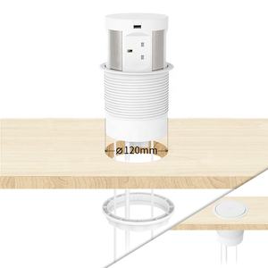 Boîte de table de conférence USB, portable, avec chargeur sans fil et chargeur USB - Product Image 5