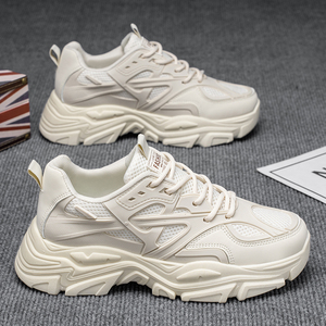 Zapatos Casuales de Hombre para Primavera, Verano y Otoño, Transpirables, de Malla, con Cordones, Cómodos, con Suela Gruesa Antideslizante, Tendencia Evergreen, Venta al Por Mayor - Product Image 1