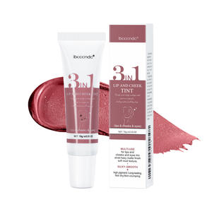 Brillant à lèvres 3 en 1 Multi-fonction Eyeshadow Blush Lip Gloss Mud velour matte fard à paupières rouge à lèvres OEM personnalisé - Product Image 1