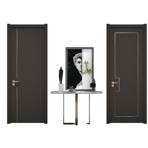 Latest <strong>Designed</strong> Cast Engineered Solid Wood <strong>Doors</strong> for Bedroom <strong>Pooja</strong> Room Interior Wood Panel Slab Entrances Finished Surface - Product Image 5