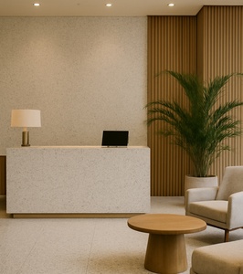 High Quality Terrazzo <strong>Stone</strong> <strong>Wall</strong> Decor <strong>Bricks</strong> Wholesale Eco-Friendly and Heat Resistant for Modern Living Room or Hotel Design - Product Image 1