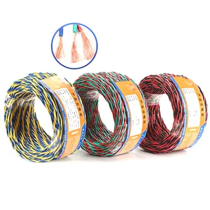 2 Core RVS Electric Cable Coprer Flexible Twisted Electrical Cables for House Wiring
