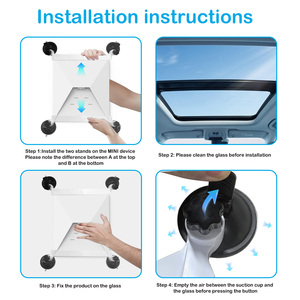 Base de Ventosa Portátil Starlink Mini para Techo Solar, Soporte para Coche, Vehículo Recreativo, Barco, Ventana - Product Image 3
