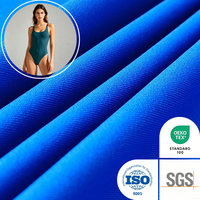 Tissu sportif en jersey simple mat tricoté chaîne, 240 g/m², 155 cm, 85 % polyester, 15 % élasthanne, résistant au chlore, pour maillots de bain et bikinis