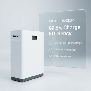 Sistema de respaldo de batería doméstico de 51.2V 200Ah 10.24kWh con BMS para almacenamiento de energía solar fuera de la red, CAN RS485, batería de 51.2V 300Ah - Product Image 2