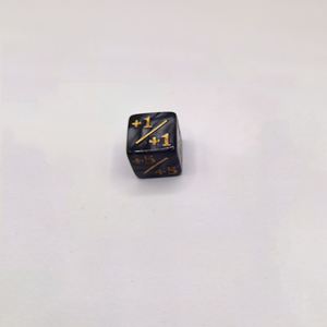 +1 and -1 Counter <b>Dice</b> Acrylic Pearl Marbled Design +2 -2 <b>Dice</b> 16mm +/- Plus Sign Minus Sign <b>Dice</b> - Product Image 6
