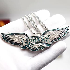 <span class=keywords><strong>Collier</strong></span> pendentif tendance Ailes des Eagles de <span class=keywords><strong>Philadelphie</strong></span> 2025 – Édition Champion – Vente directe usine - Product Image 4