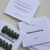 Boîte cadeau en carton noir mat personnalisée pour faux ongles, avec fermeture magnétique, gaufrage et matériaux recyclés, pour présentation