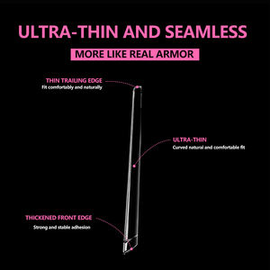 JIEYU PMMA/ABS - Puntas de <span class=keywords><strong>Uñas</strong></span> Cuadradas Francesas <span class=keywords><strong>Largas</strong></span> y Transparentes, Duraderas, Reutilizables, al por Mayor - Product Image 3