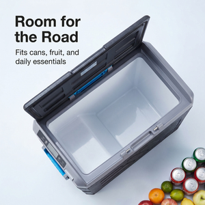 Réfrigérateur de <span class=keywords><strong>camping</strong></span> à double zone, <span class=keywords><strong>prix</strong></span> usine, 40L, nouveau mini-réfrigérateur de voiture avec CE ERP, congélateur de voiture - Product Image 1