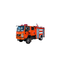 Truk Pemadam Kebakaran Off-Road Kecil Jiayun Diesel Pumper 251-350HP 4X4 Baru dengan Tangki Air 3001-5000L