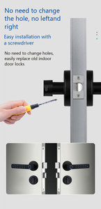 Tuya Aluminum Frame Digital <b>Smart</b> <b>Lock</b> Biometric <b>Smart</b> <b>Lock</b> for <b>Security</b> Door Password - Product Image 6