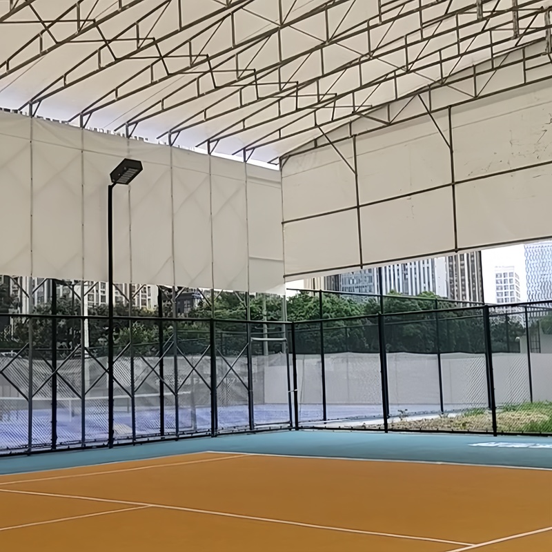 Outdoor Premium Retractable Tennis Court Canopy
