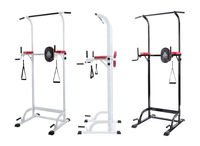 Tour de puissance en acier multifonctionnelle portable équipement de musculation à usage domestique barre de traction Push-Up Dip barres parallèles en métal