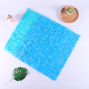 Tappetino da <span class=keywords><strong>Bagno</strong></span> YIJU in PVC, Prodotto a Macchina, Grande e Piccolo, con Cerchi Intrecciati, Ecologico, <span class=keywords><strong>Antiscivolo</strong></span>, per Doccia - Product Image 3