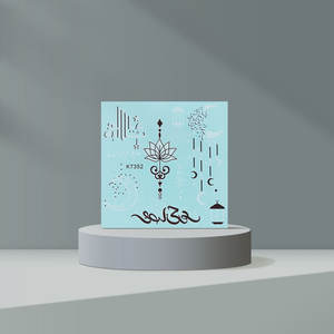 สติกเกอร์รอย<span class=keywords><strong>สัก</strong></span>ชั่วคราวลายดวงจันทร์ทำจากเฮนน่าศิลปะบนเรือนร่างเป็นมิตรต่อสิ่งแวดล้อมกันน้ำออกแบบได้ตามต้องการ - Product Image 6