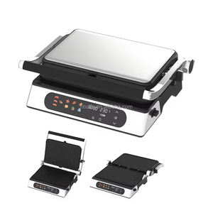 Aifa 34*23cm XL <span class=keywords><strong>XXL</strong></span> Plaque détachable à 6 tranches <span class=keywords><strong>Grill</strong></span> <span class=keywords><strong>Panini</strong></span> professionnel 2200W 2000W Grande grille de contact mécanique avec minuterie - Product Image 4