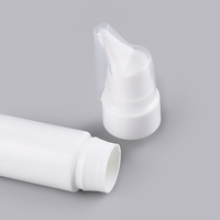 Flacon pulvérisateur nasal personnalisé en HDPE blanc de 70 ml, vide, avec pompe à sertir pour l'emballage de liquides de soin nasal